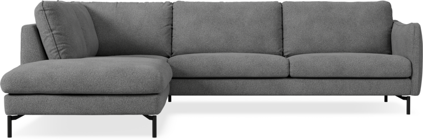 Madison - 3-sits soffa med divan vänster - Vit