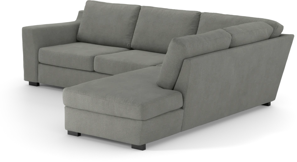 Friday - 2,5-sits soffa med divan höger - Grå