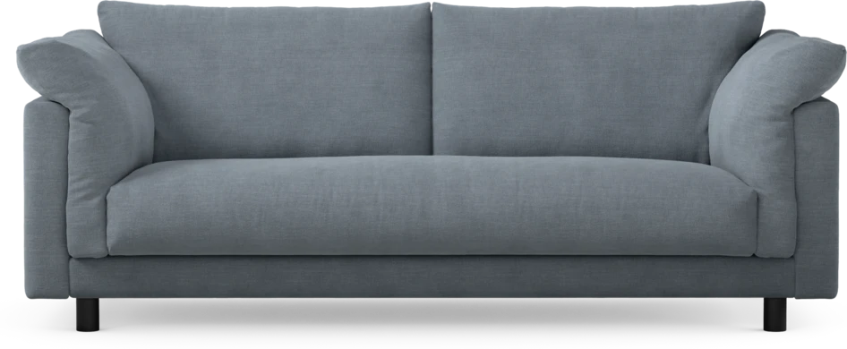 Cherrie - 2,5-sits soffa, hel dyna, fast klädsel - Blå