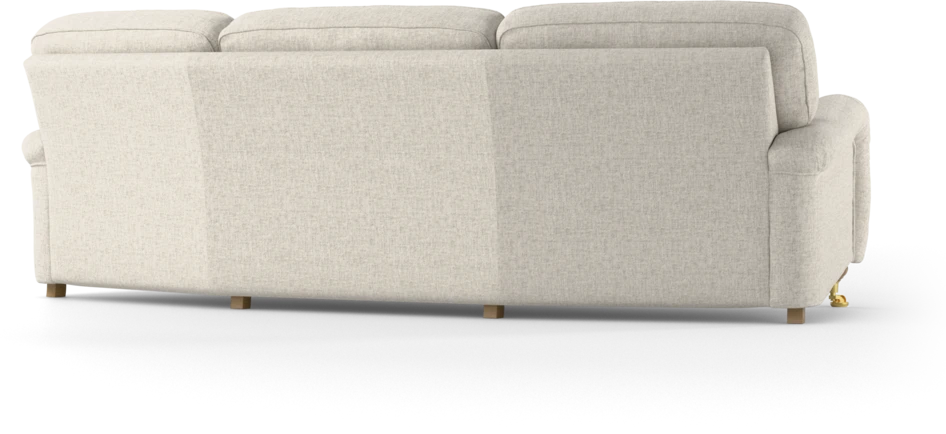 Oxford - 3-sits soffa svängd - Vit