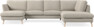 Madison Lux - 2-sits soffa med schäslong vänster och divan höger - Beige