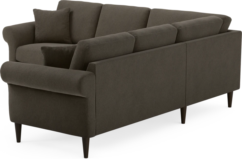 Eden - Hörnsoffa, 2+2-sits - Brun