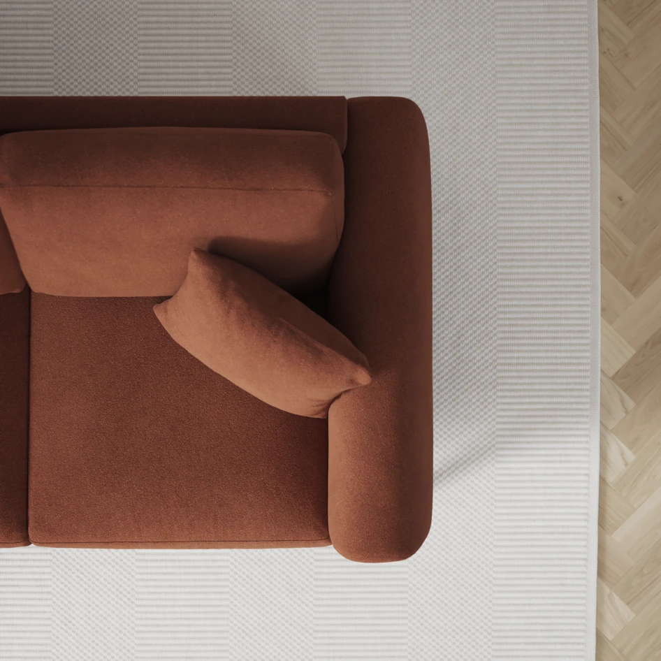 Eden - 3-sits soffa - Orange