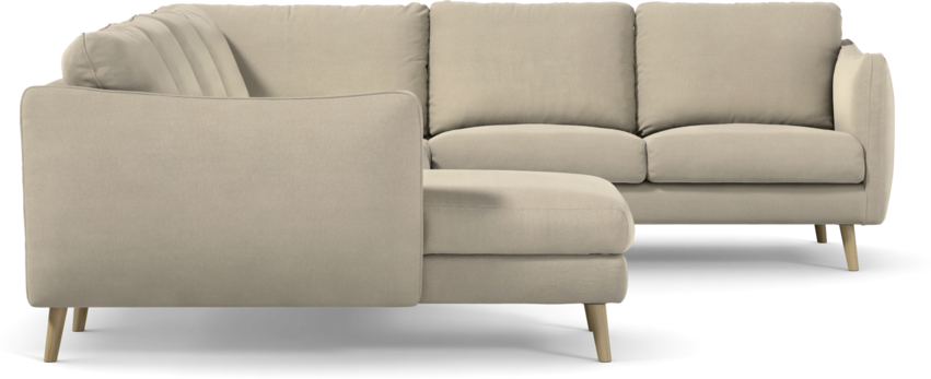 Madison Lux - Hörnsoffa med schäslong vänster - Beige