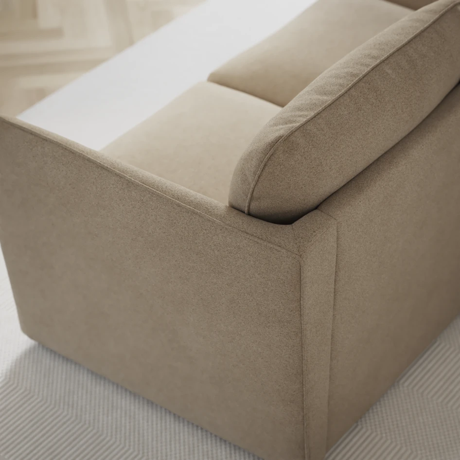 Öland - Bäddsoffa 3-sits, längsbäddad - Beige