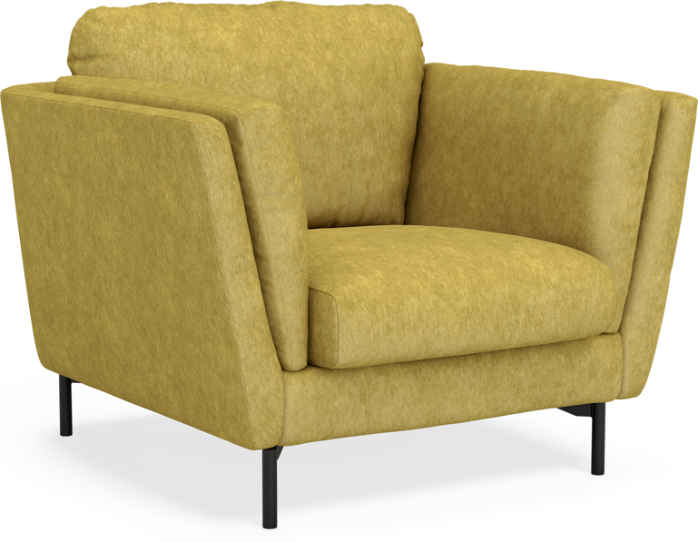 Madison Lux - Fåtölj, 70 cm - Gul