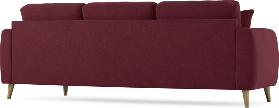 Eden - 3-sits soffa svängd - Röd