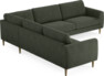 Bridge - Hörnsoffa, 2+3-sits - Grön