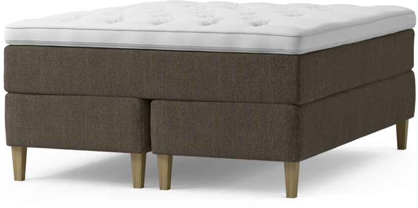 Delux Dream - Kontinentalsäng, dubbelsäng med bäddmadrass och sängben