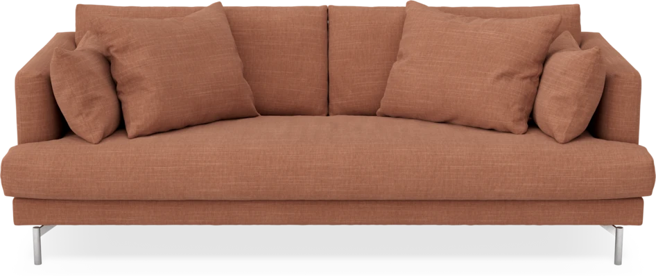 Harper - 3-sits soffa, hel dyna - Orange
