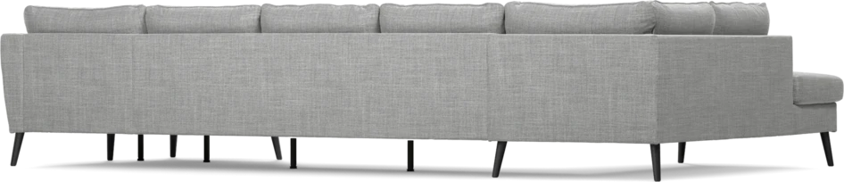 County - 4-sits soffa med divan vänster och schäslong höger - Grå