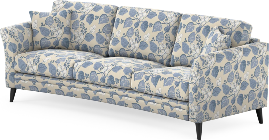 Eden - 3-sits soffa svängd - Flerfärgad