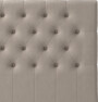 Delux Pikerad XL - Sänggavel, 90-210 cm - Beige