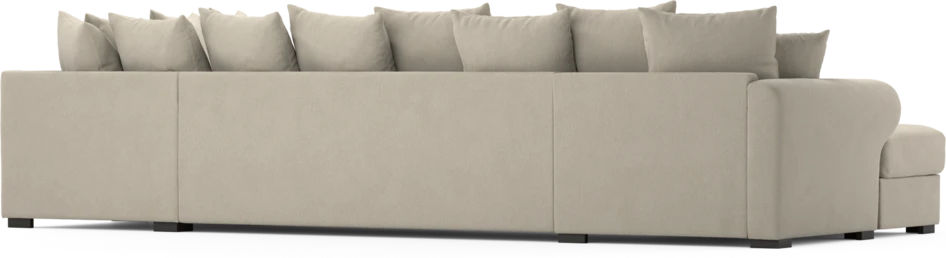 Town - 3-sits soffa med divan höger och schäslong vänster - Grå