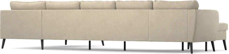 County - 4-sits soffa med schäslong vänster och divan höger - Beige