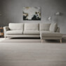 Bridge - 3-sits soffa med divan höger - Brun
