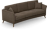 Eden - 3-sits svängd - Brun