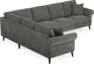Eden - Hörnsoffa, 2+3-sits - Grå