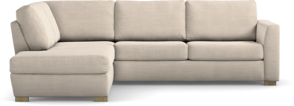 Friday - 2,5-sits soffa med divan vänster - Beige