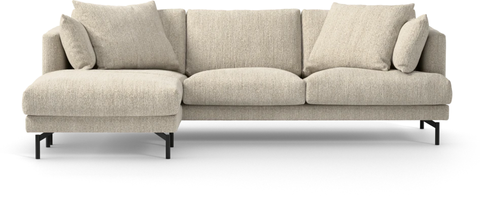 Harper - 4-sits med schäslong vänster - Beige