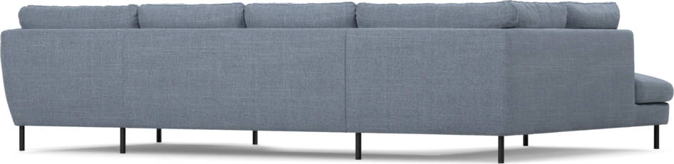 Madison - 2-sits soffa med divan vänster och schäslong höger - Blå