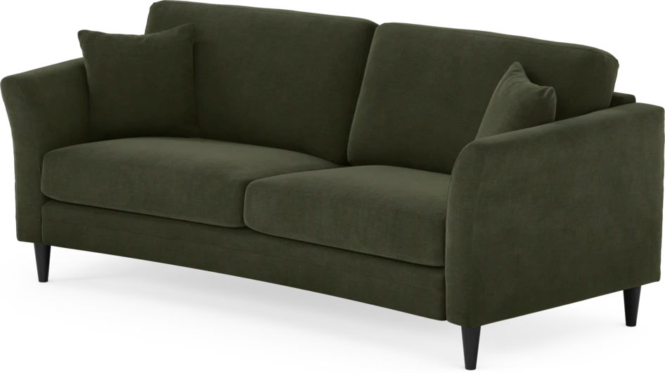 Eden - 2,5-sits soffa svängd - Grön