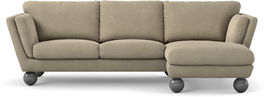 Madison - 2-sits soffa med schäslong höger - Beige