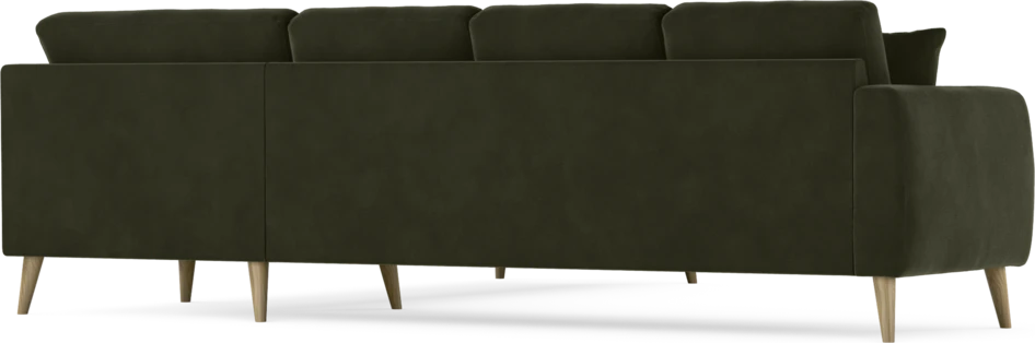 Eden - Hörnsoffa, 3+3-sits - Grön