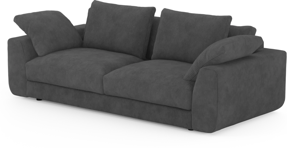 Amie - 3-sits soffa - Grå