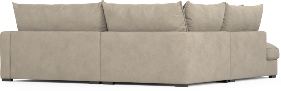 Rossi - 2-sits soffa med divan vänster - Beige