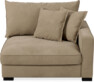 Rossi - 1,5-sits med armstöd höger - Beige
