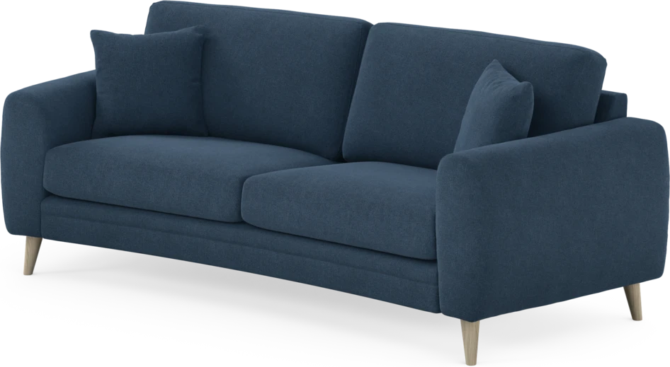 Eden - 2,5-sits soffa svängd - Blå