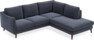 Madison - 2-sits soffa med divan höger - Blå