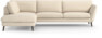 Madison - 3-sits soffa med divan vänster - Beige