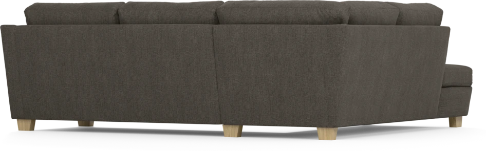 Friday - 2,5-sits soffa med divan vänster - Brun