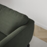 Madison Lux - 2-sits soffa med schäslong vänster - Grön
