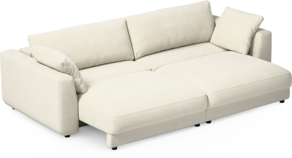 Amie - Bäddsoffa 4-sits - Vit