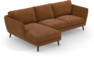 Madison Lux - 2-sits soffa med schäslong vänster - Orange