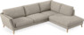 Madison Lux - 3-sits soffa med divan höger - Vit