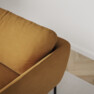 Madison - 3-sits soffa med divan vänster - Gul