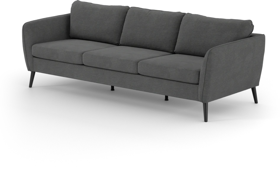 County - 3-sits soffa - Grå