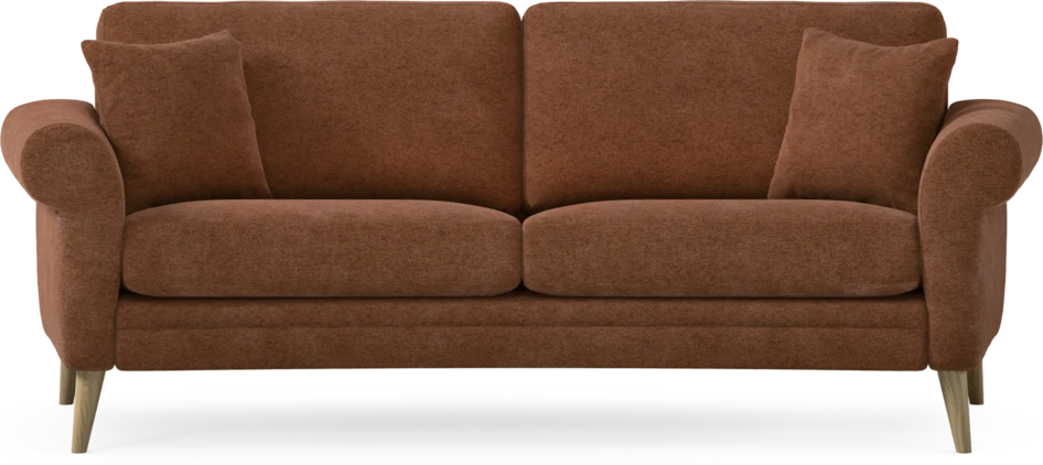 Eden - 2,5-sits soffa svängd - Orange