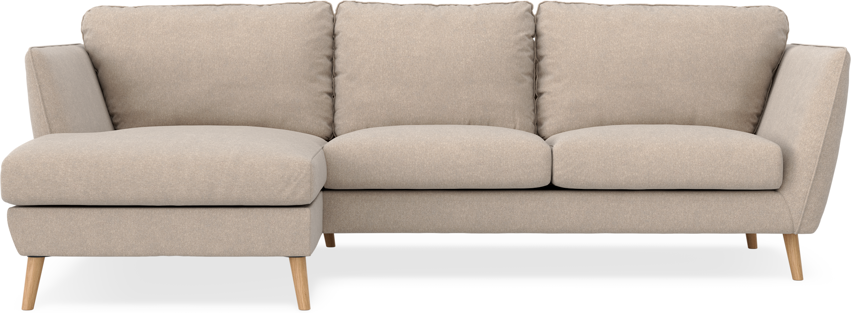 Madison - 2-sits soffa med schäslong vänster - Beige