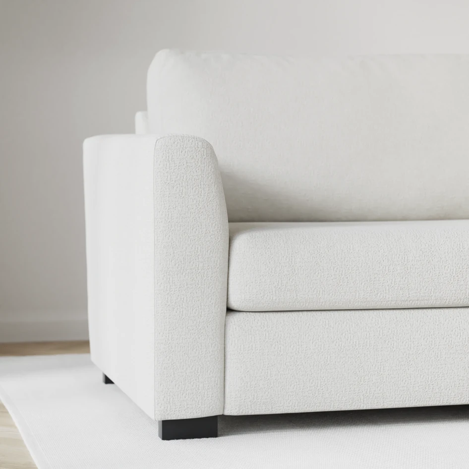 Friday - 2-sits soffa med två schäslonger - Vit