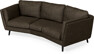 Madison - 3-sits soffa svängd, 70 cm - Brun