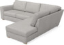 Friday - 2,5-sits soffa med divan höger - Vit