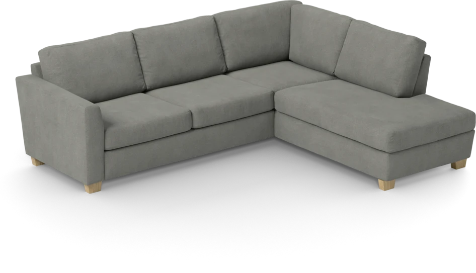 Friday - 2,5-sits soffa med divan höger - Grå