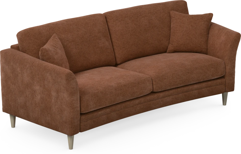 Eden - 2,5-sits soffa svängd - Orange