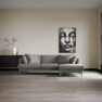 Harper - 4-sits med schäslong höger  - Beige
