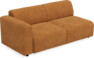 Ruby - 2-sits soffa med armstöd vänster - Orange